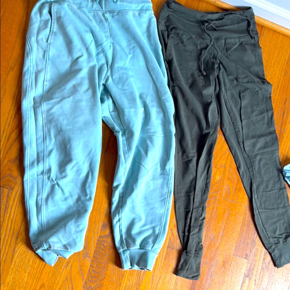 Blue and green Jogger Pant bundle!!
